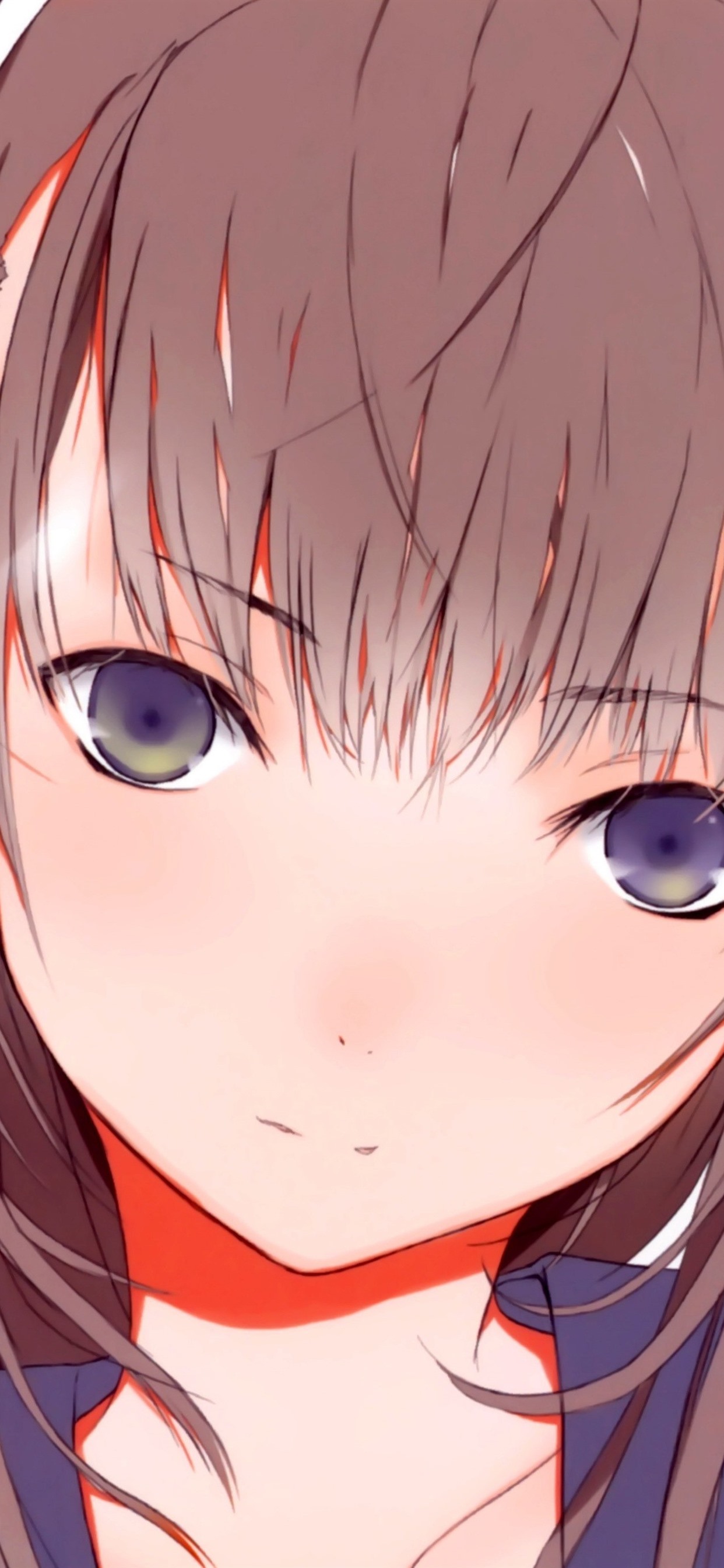 Iphone Wallpaper Anime Girl, Headphone - Anime Girl Close Up - HD Wallpaper 