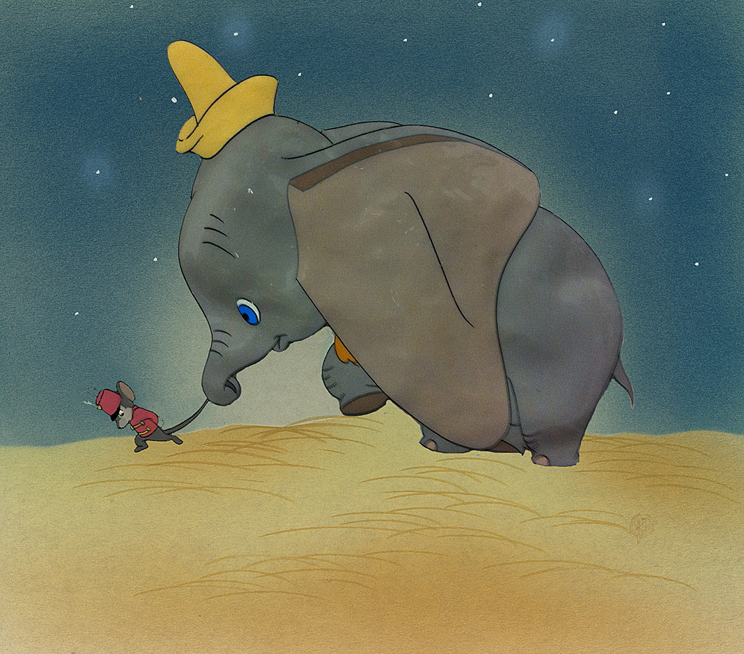 Dumbo And Timothy Mouse Screesaver - Illustration - HD Wallpaper 