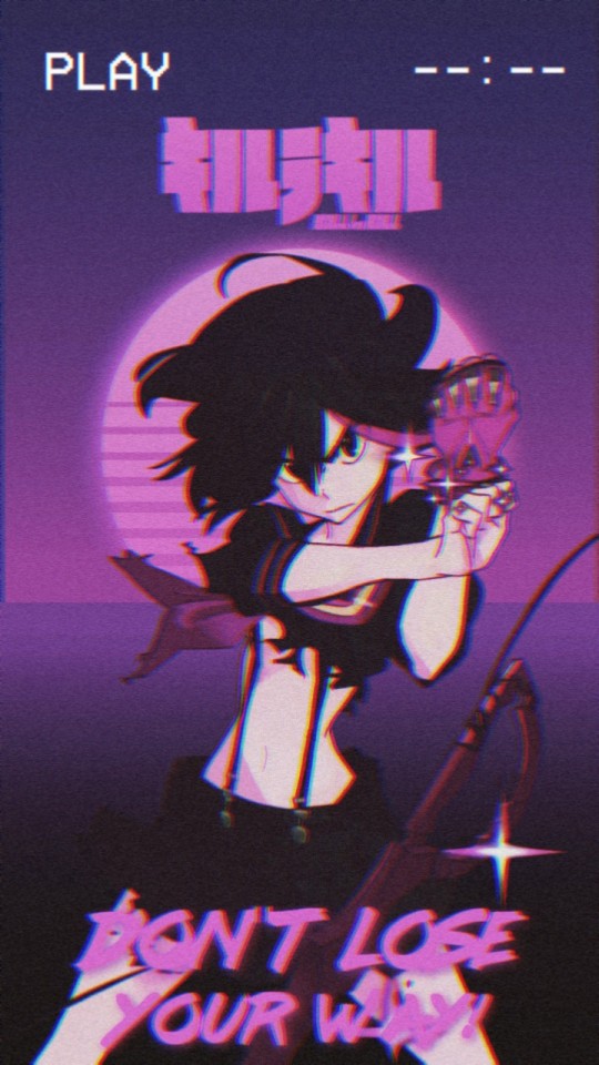 Kill La Kill In Vaporwave - HD Wallpaper 