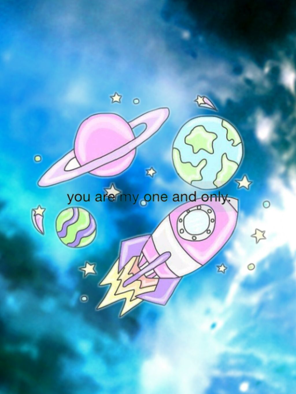 #fondos #wallpapers #galaxy #oneandonly #tumblr #planet - Illustration - HD Wallpaper 