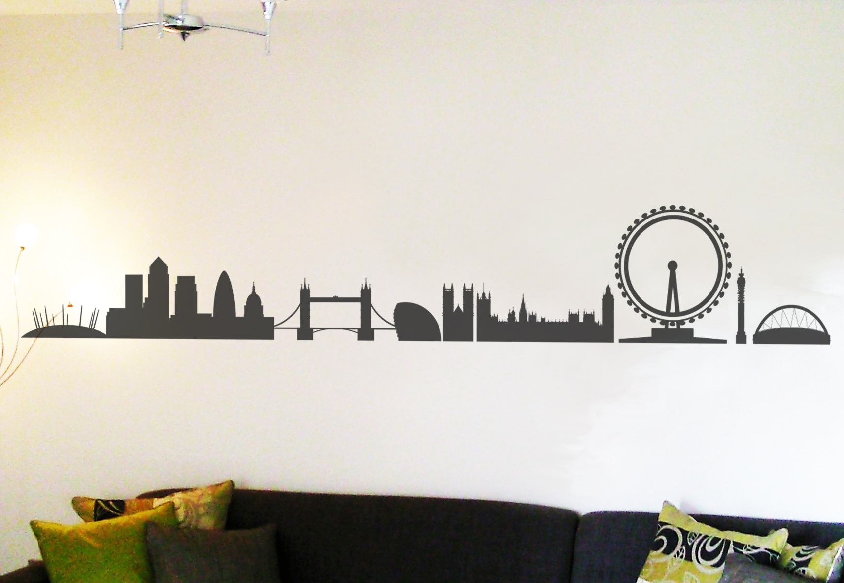 London Skyline Silhouette - HD Wallpaper 
