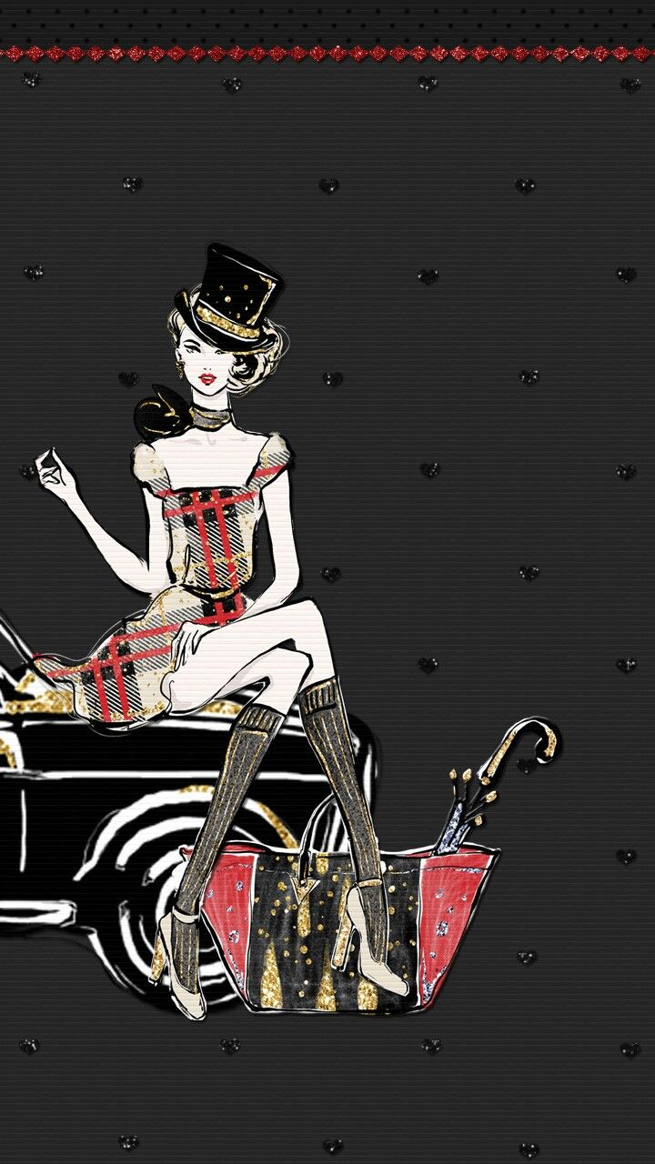 Home Screen Hd Fashion Cartoon - HD Wallpaper 