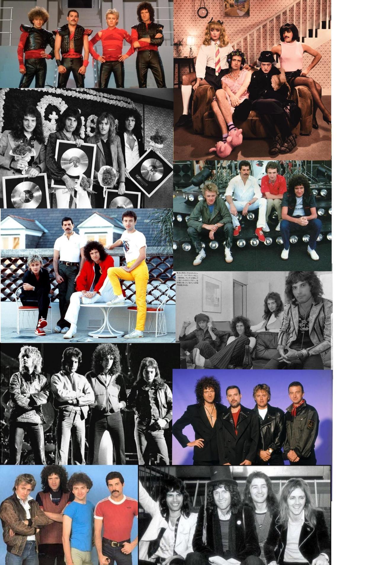 Image - Queen Band Collage - HD Wallpaper 