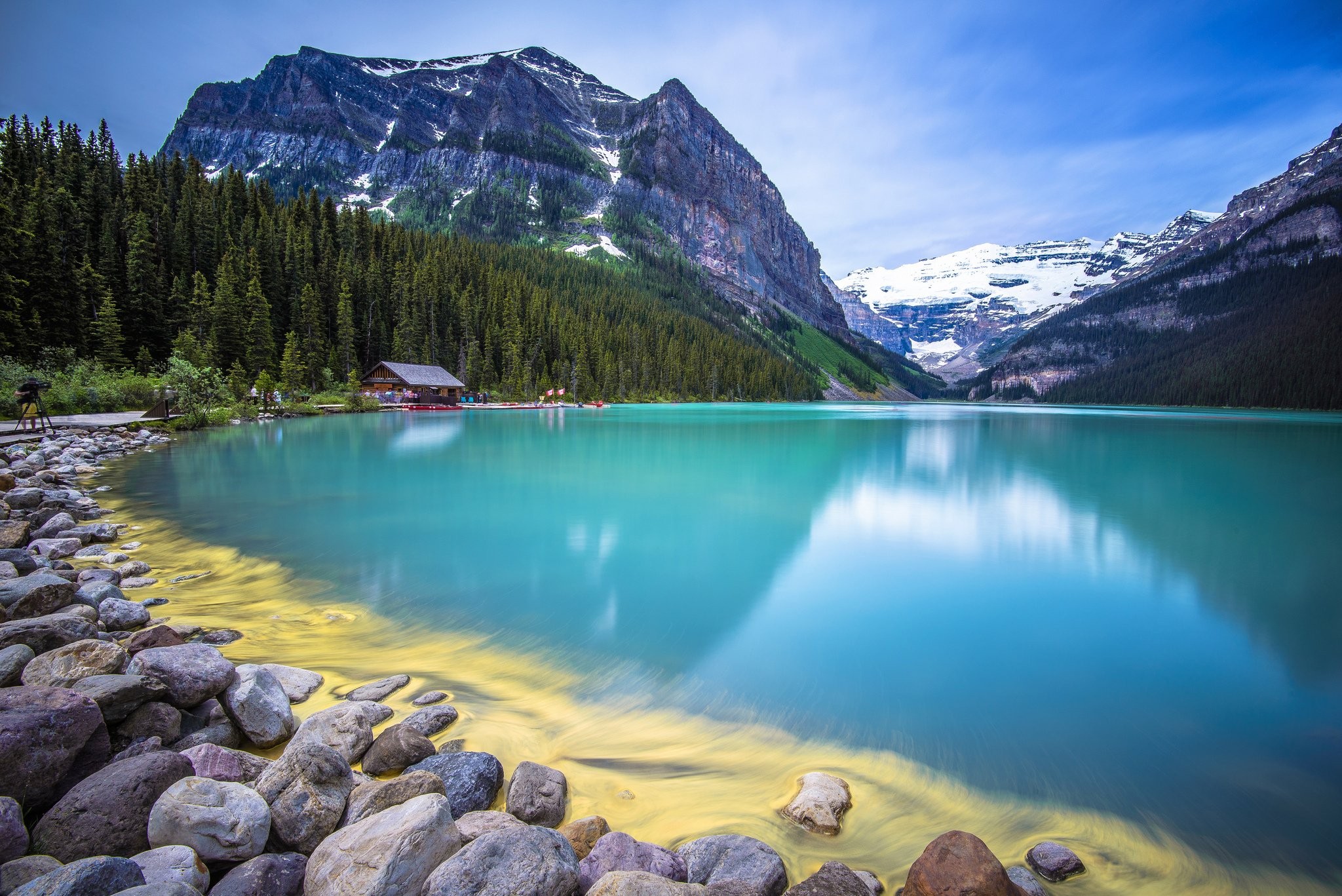 Lake Mountain View - HD Wallpaper 