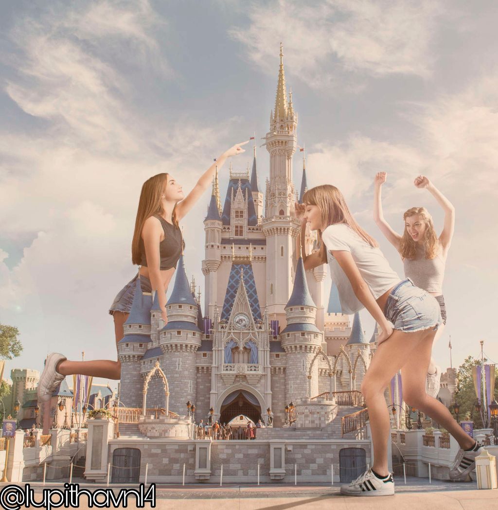 #disneyworld #bestfriends #disneyland #disney #chicastumblr - Disney World, Cinderella Castle - HD Wallpaper 