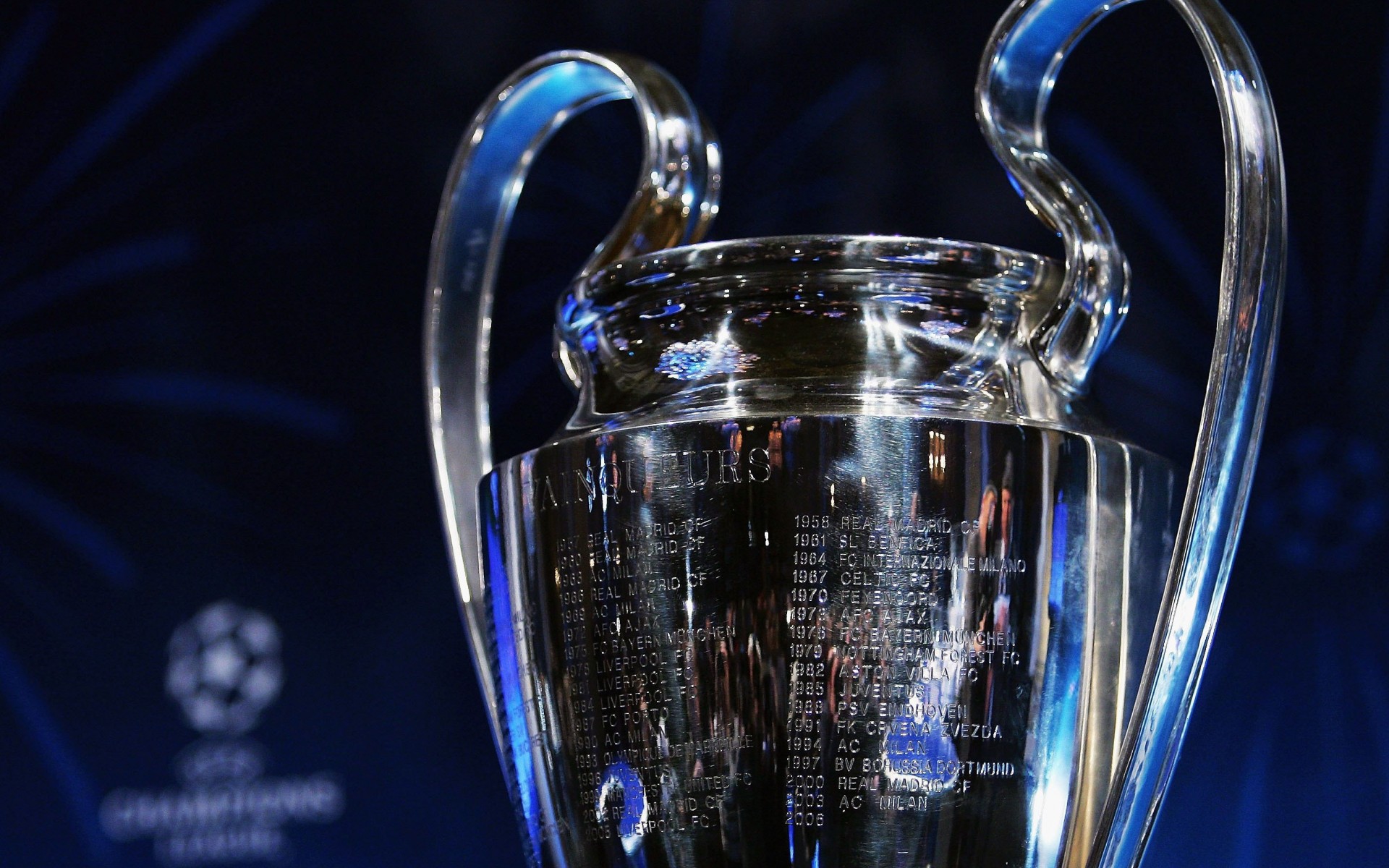 Champions League Trophy Back - HD Wallpaper 