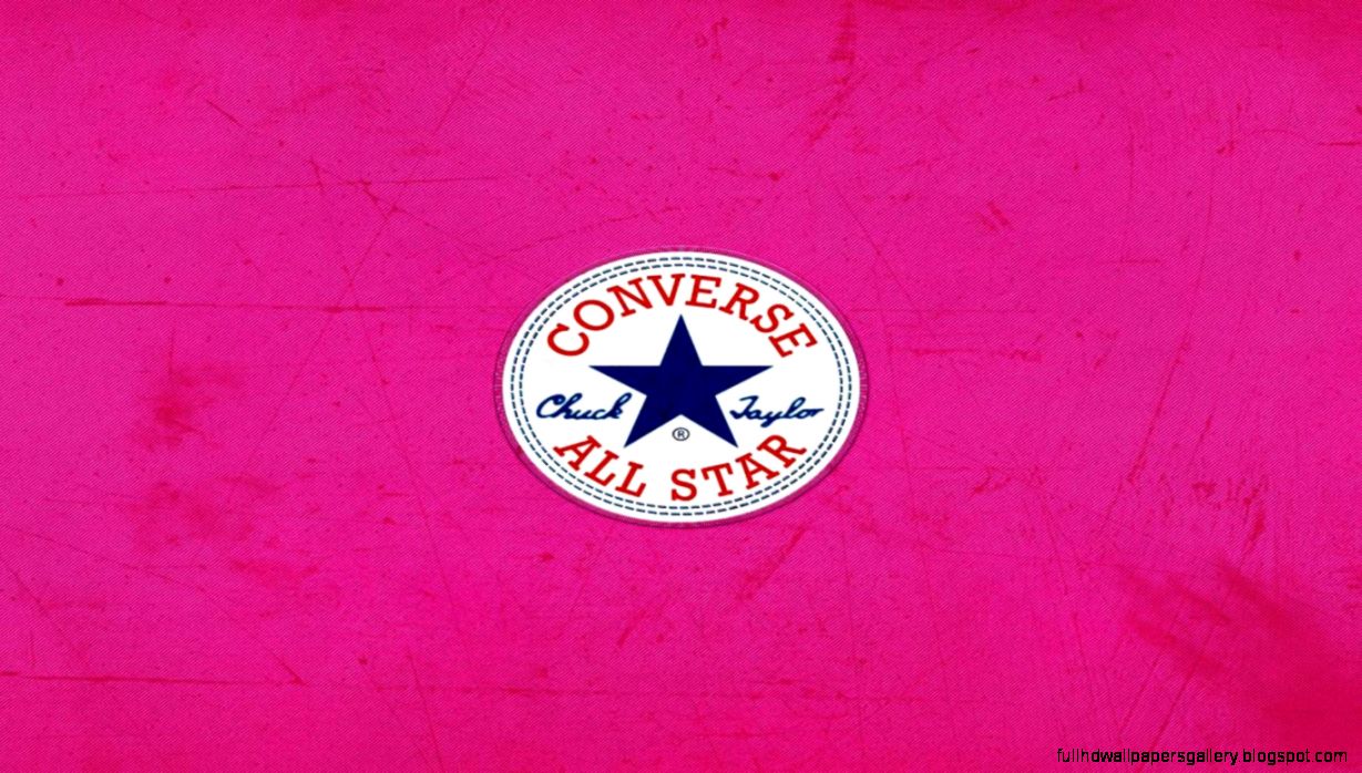 Converse All Star Logo - Logo Converse All Star Pink - HD Wallpaper 