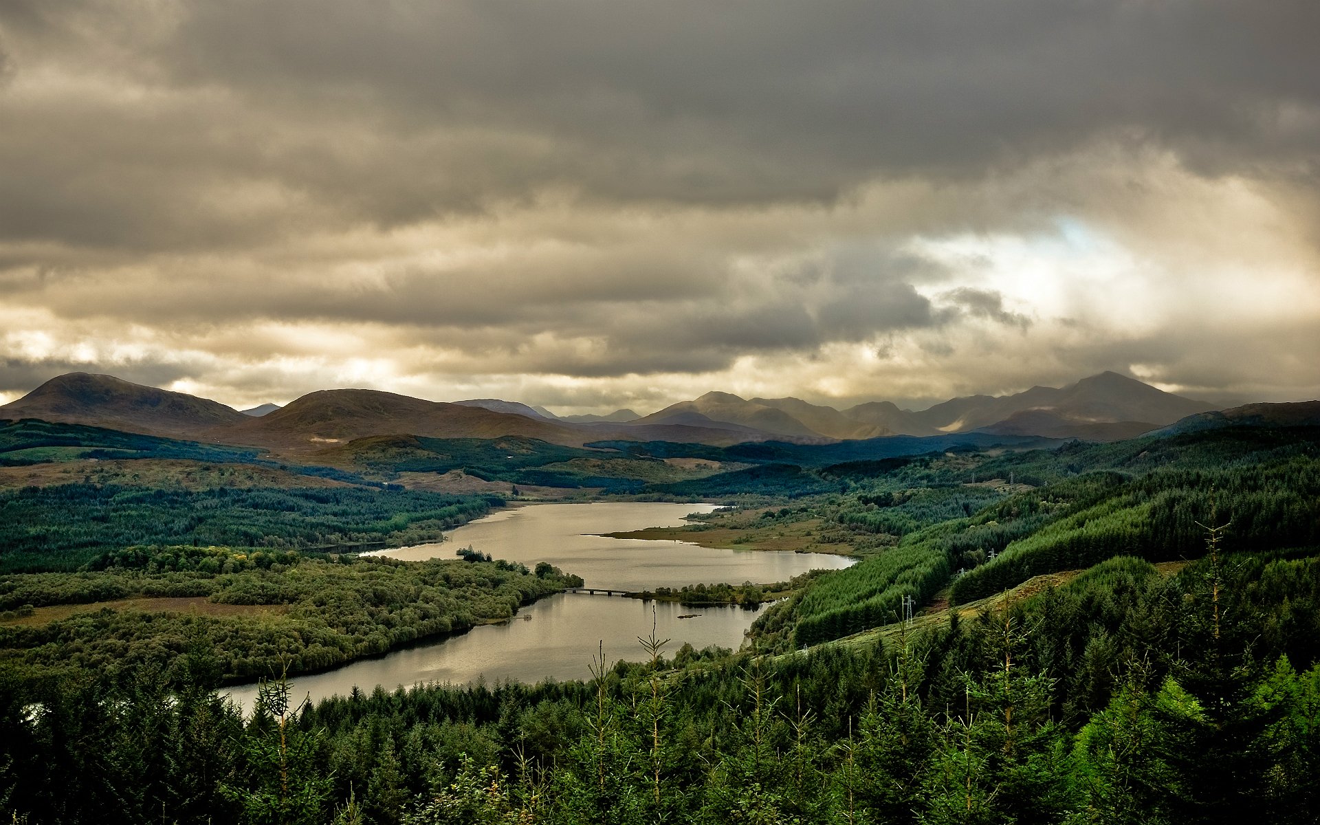 Loch Garry - HD Wallpaper 
