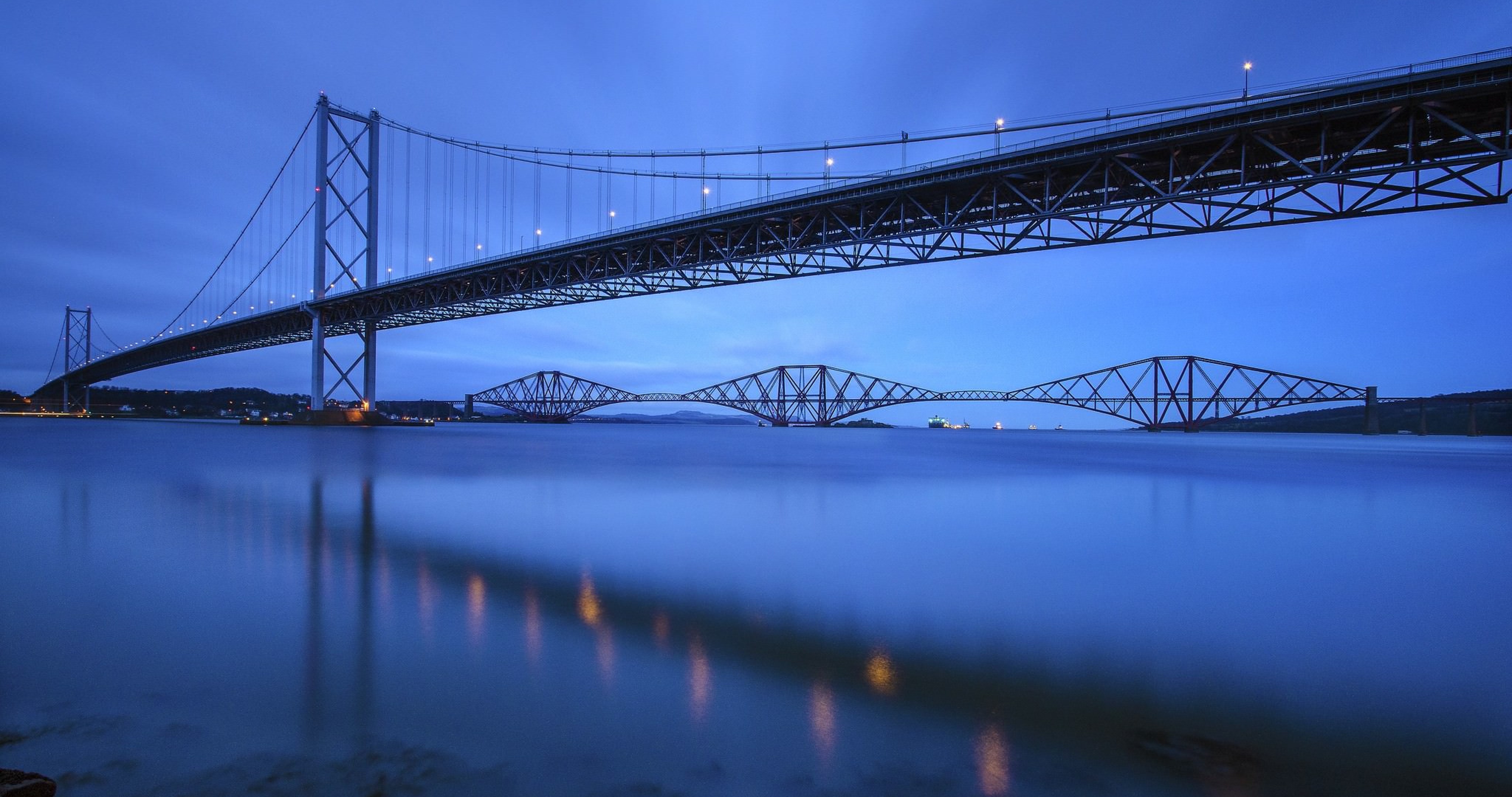 Forth Bridges - HD Wallpaper 