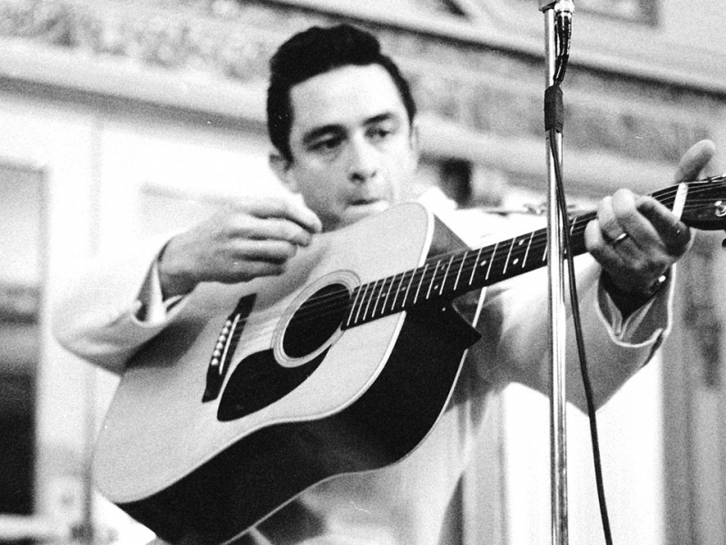 Johnny Cash Martin D 28 - HD Wallpaper 