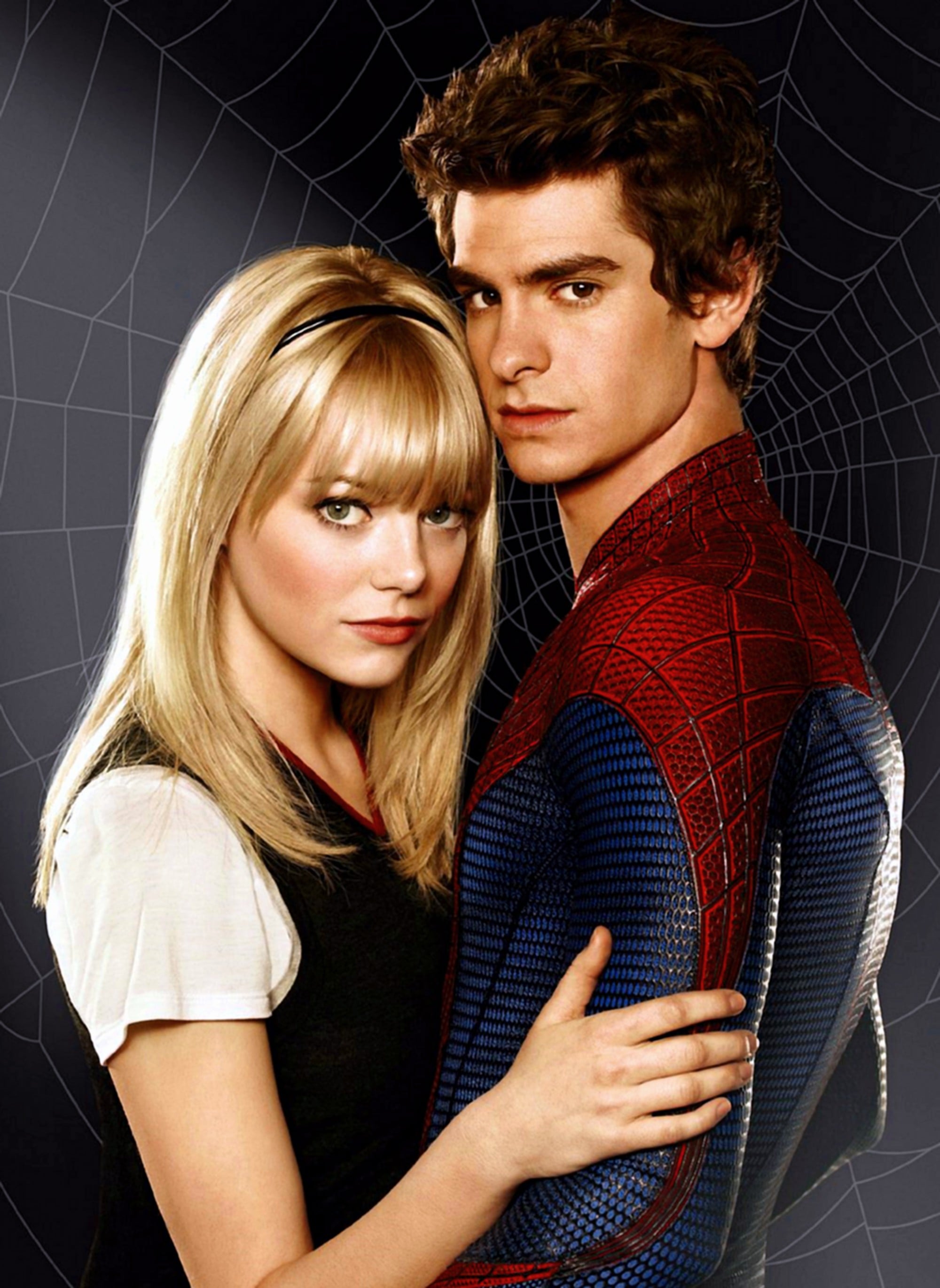 Spider Man With Emma Stone - HD Wallpaper 