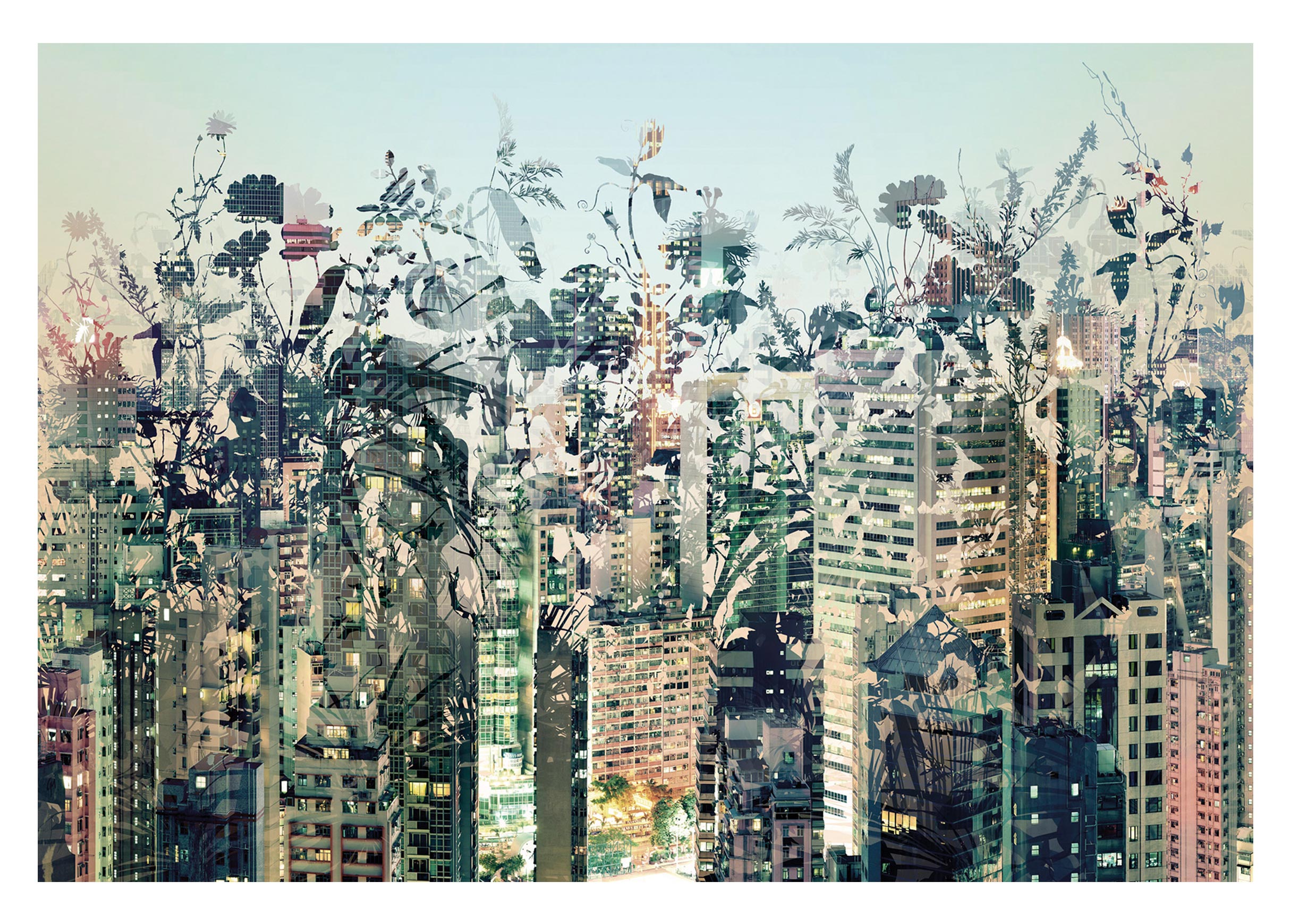 Wall Murals Urban Jungle - HD Wallpaper 