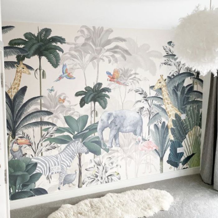 Jungle Wall Mural - Wall - HD Wallpaper 