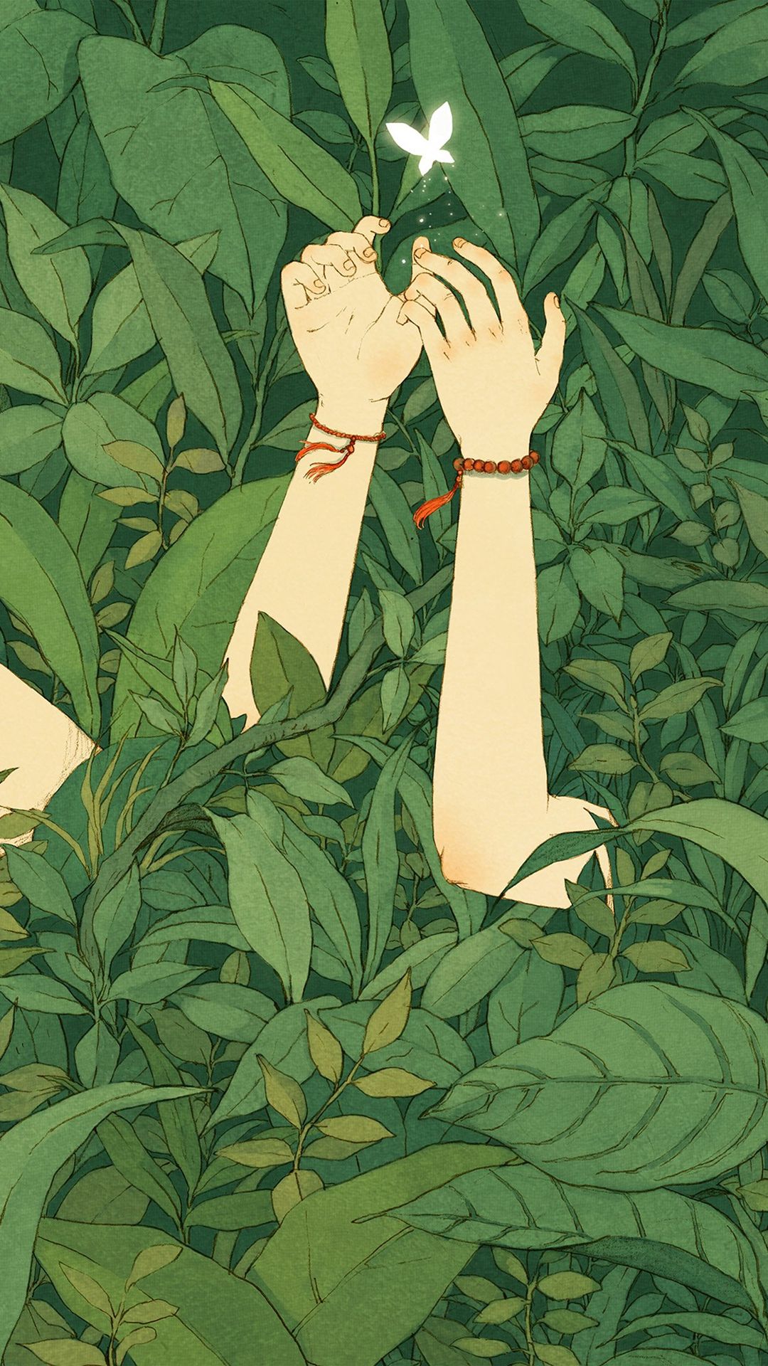 Woods Clipart Wallpaper Jungle - Iphone Wallpaper Art Illustration - HD Wallpaper 