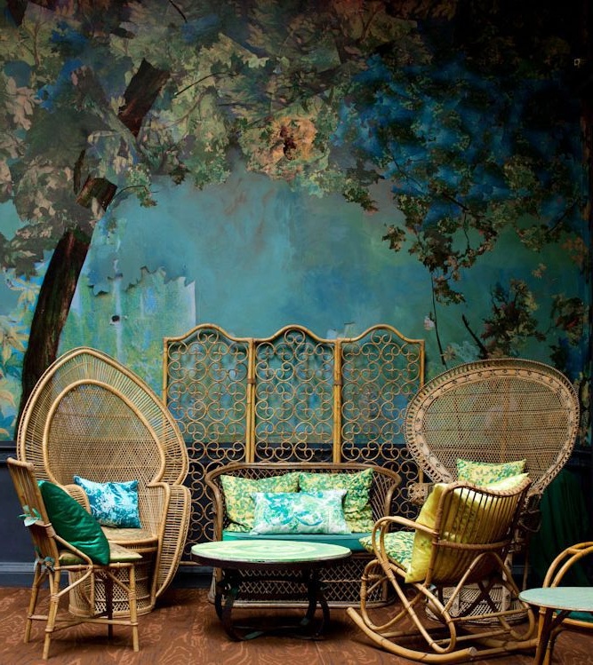 Enchanted Forest Wallpaper Mural - HD Wallpaper 