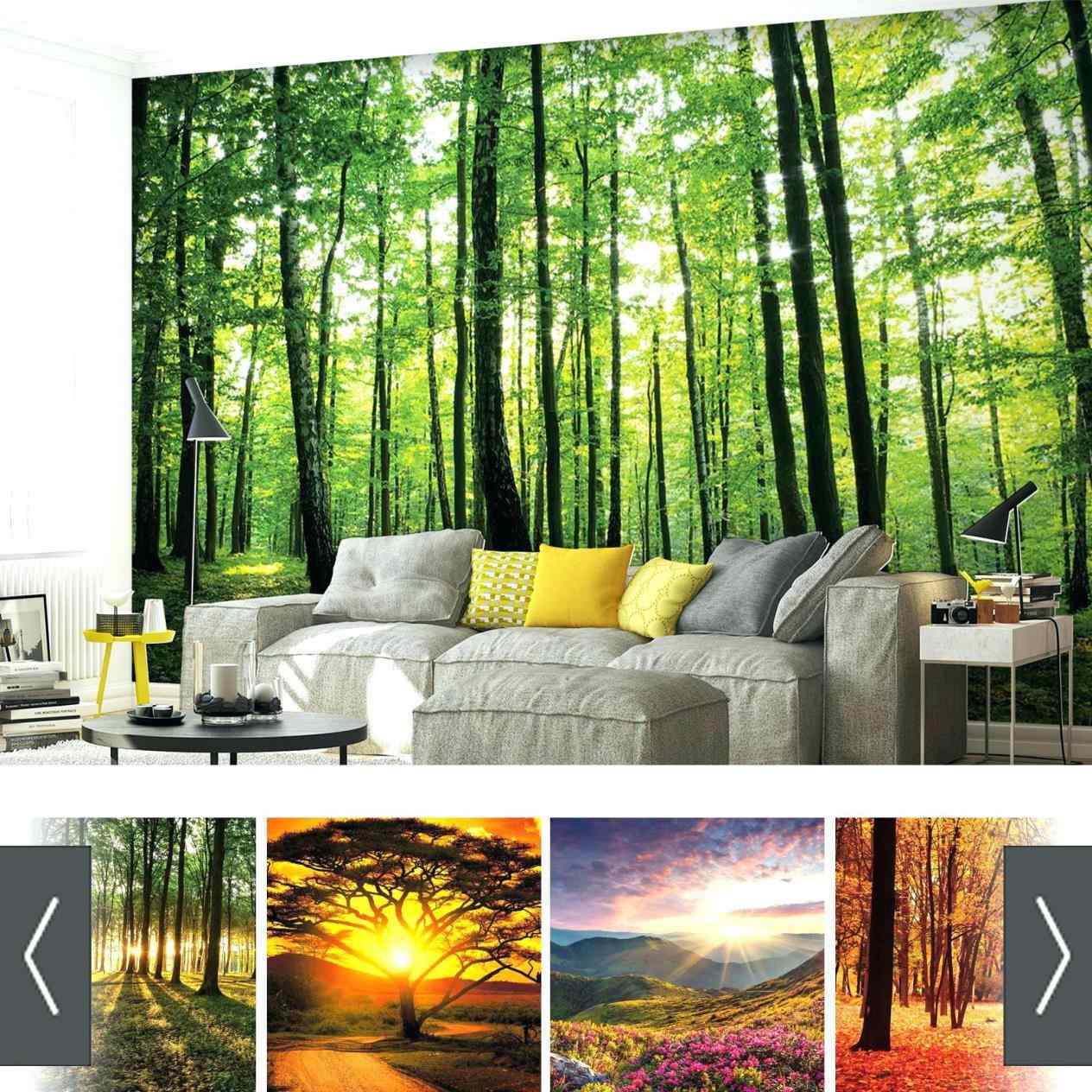 Enchanted Forest Wallpaper Mural - HD Wallpaper 