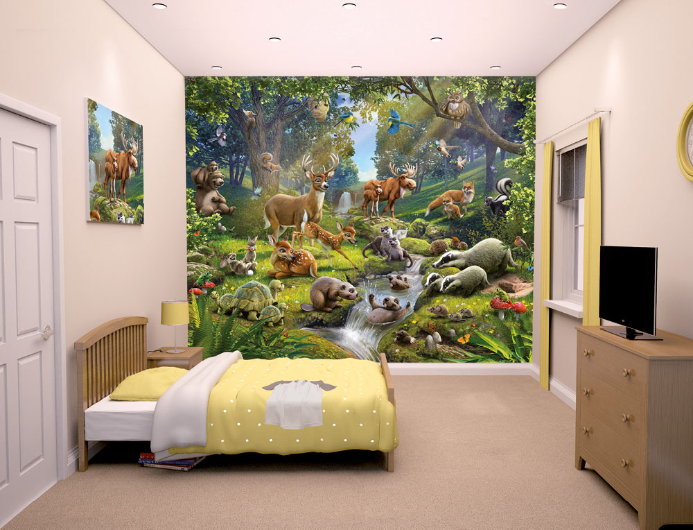 Animals Room - HD Wallpaper 