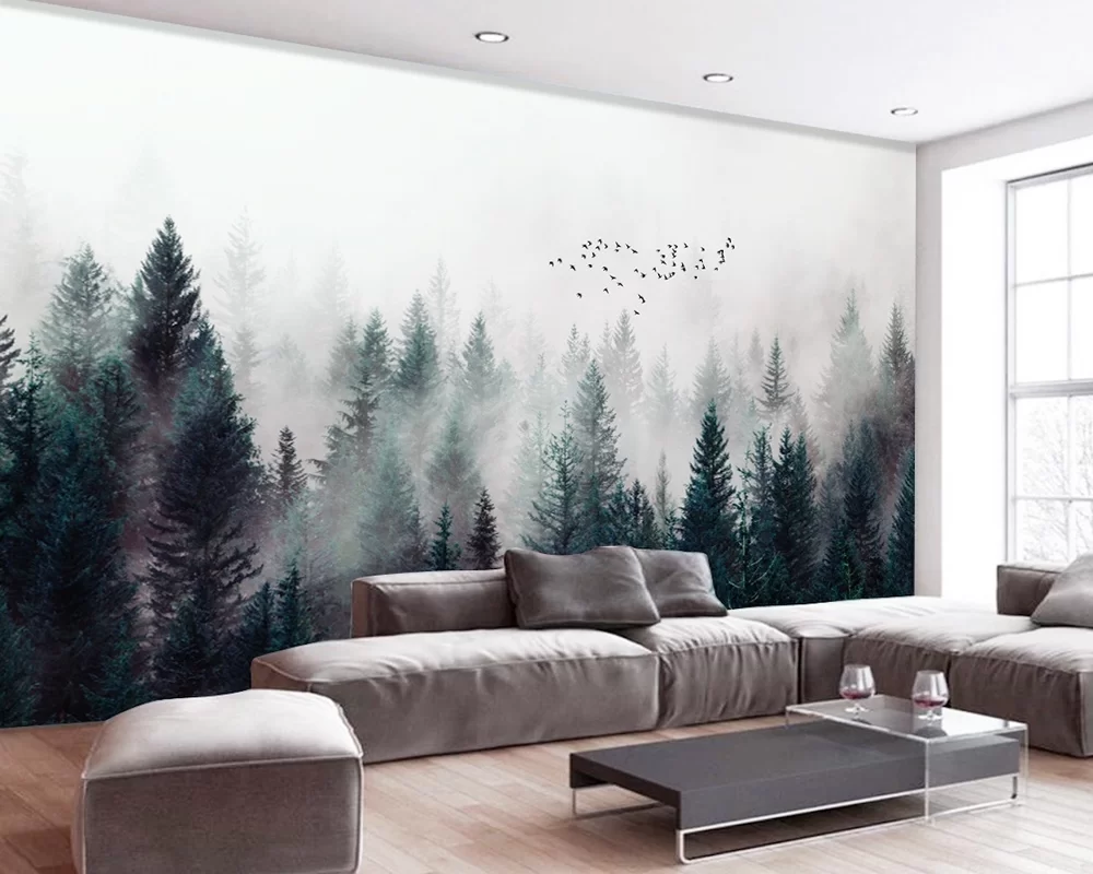 Misty Forest - HD Wallpaper 