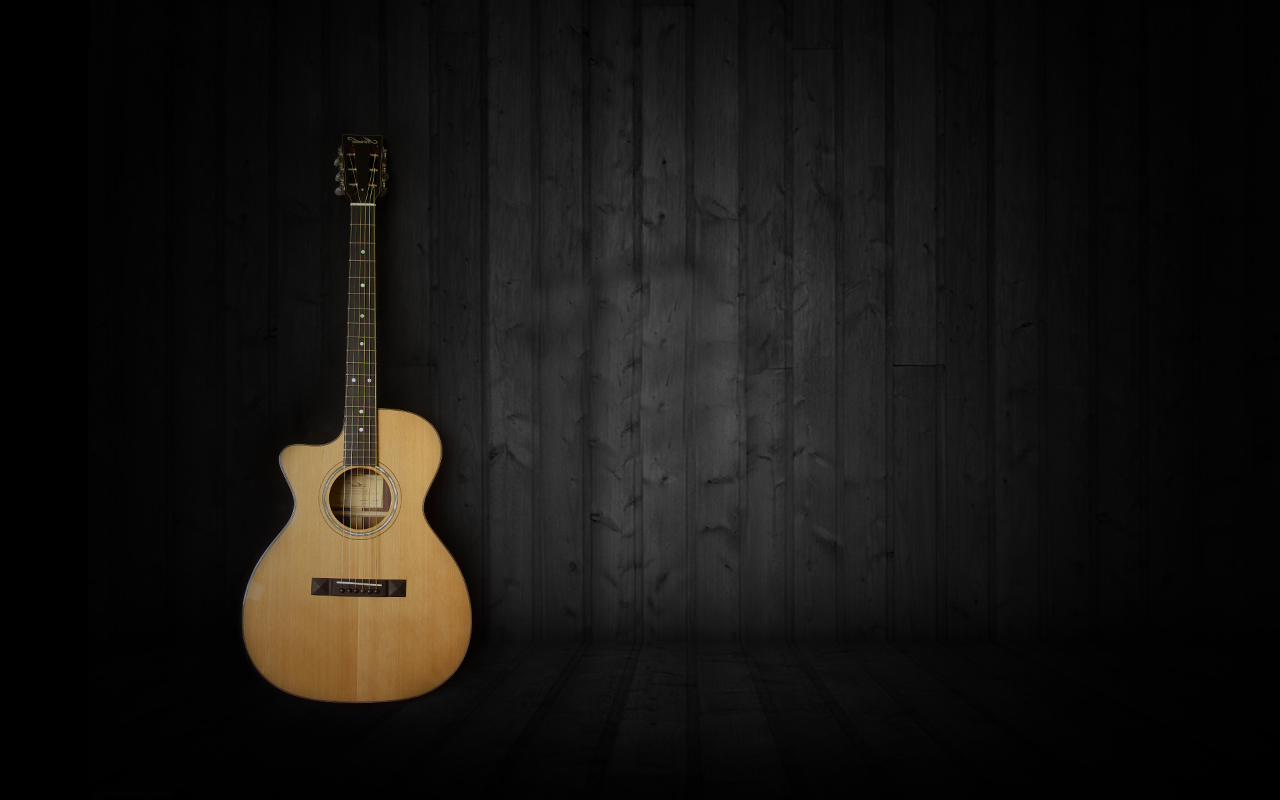 Taylor Guitar Wallpaper - Acoustic Guitar Hd - HD Wallpaper 