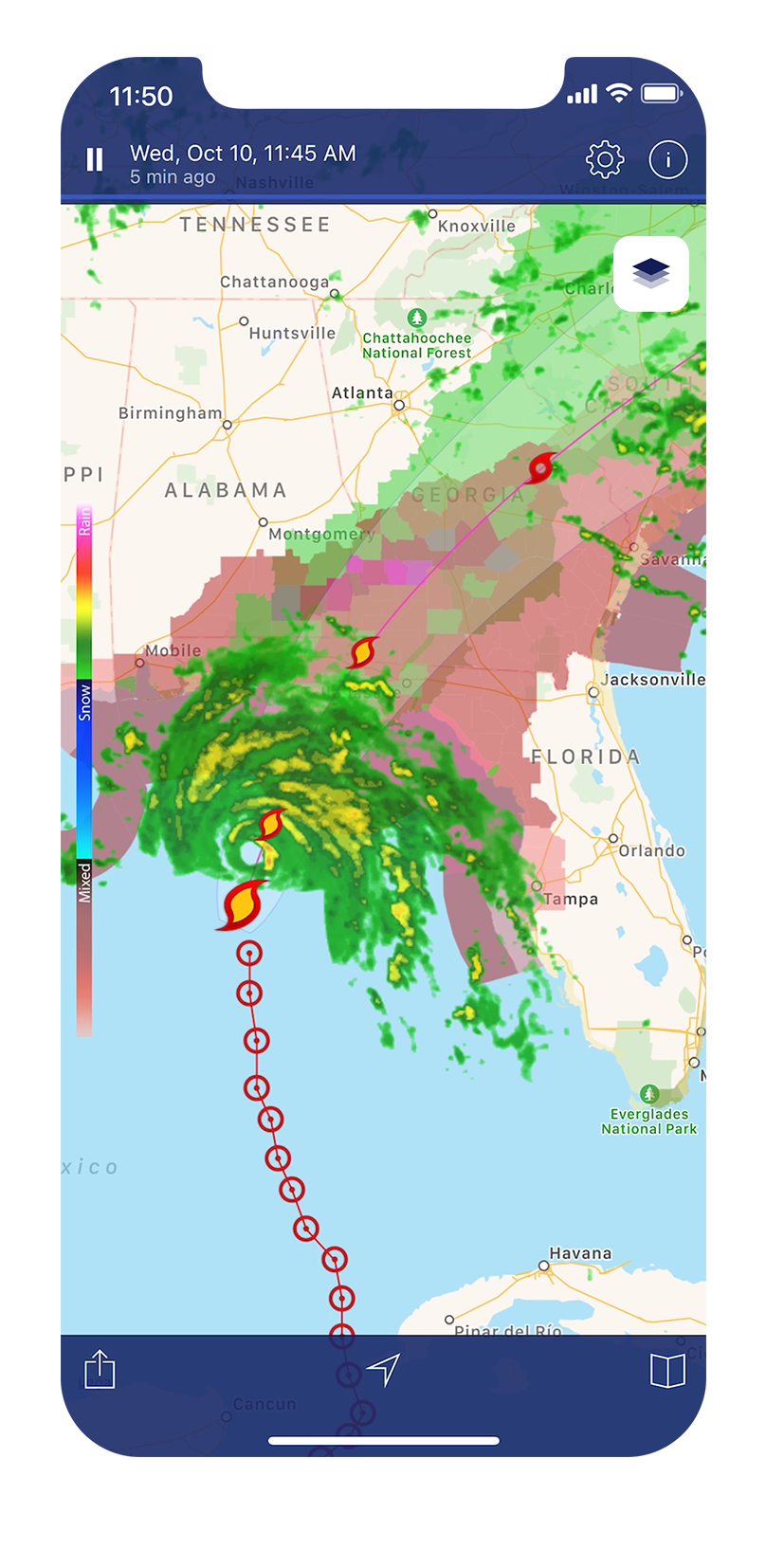 Live Satellite Weather Map - HD Wallpaper 