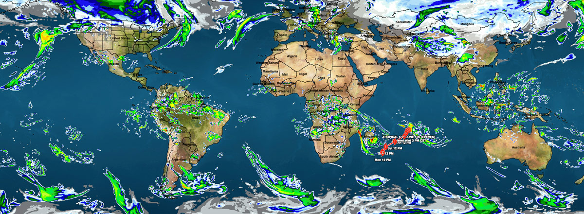 Global Weather From Earthcast Model Data - Global Weather Radar - HD Wallpaper 