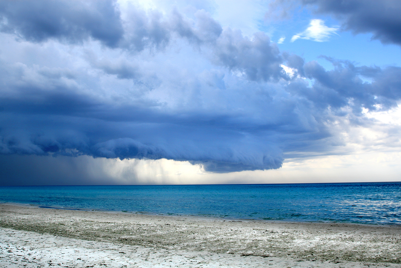 Ocean Sea Weather Clouds Rain Storm - Sea Weather - HD Wallpaper 