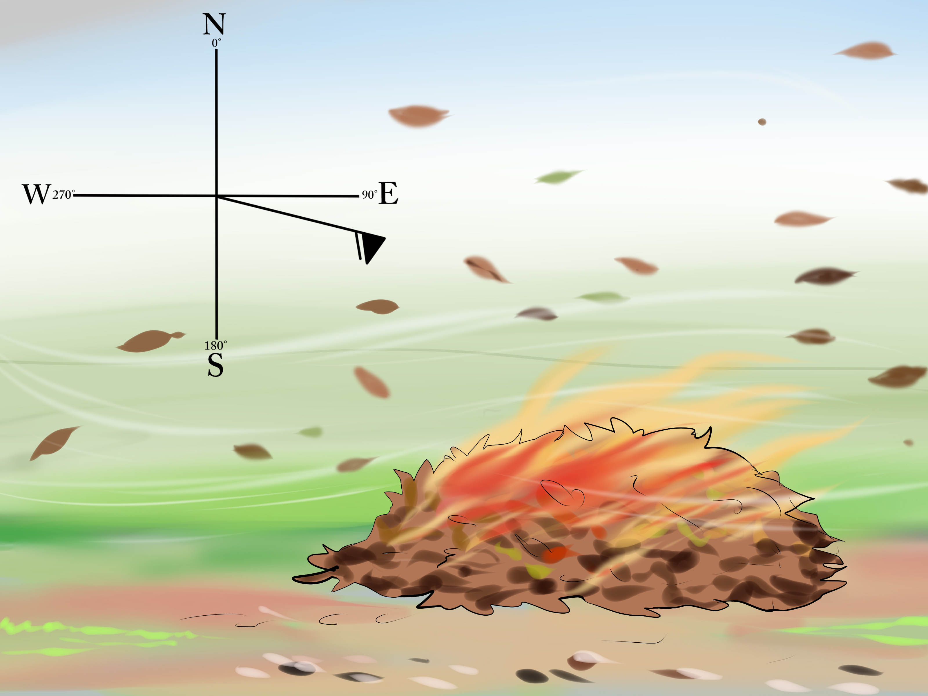 Image Titled Read Wind Barbs Step - Wind Wikihow - HD Wallpaper 