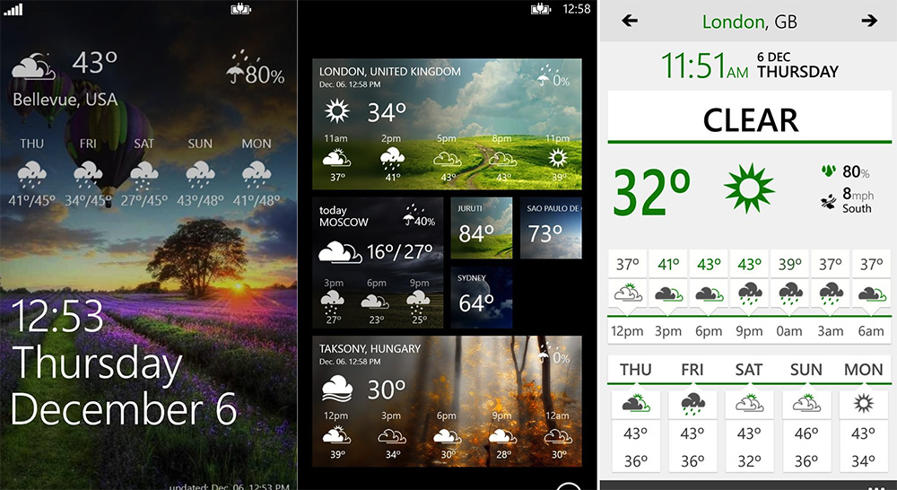 Weather Flow App - HD Wallpaper 