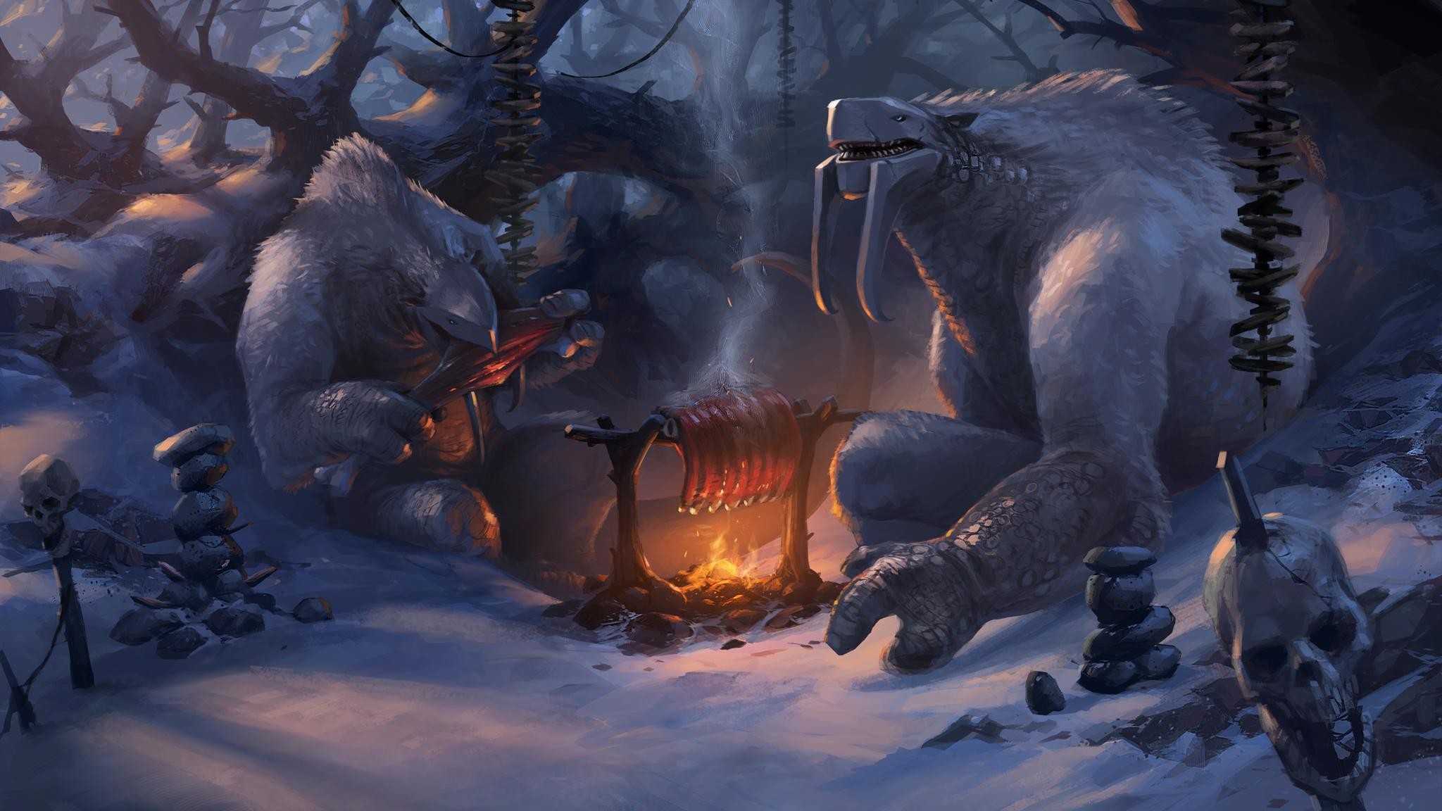 Endless Legend Ice Warg - HD Wallpaper 