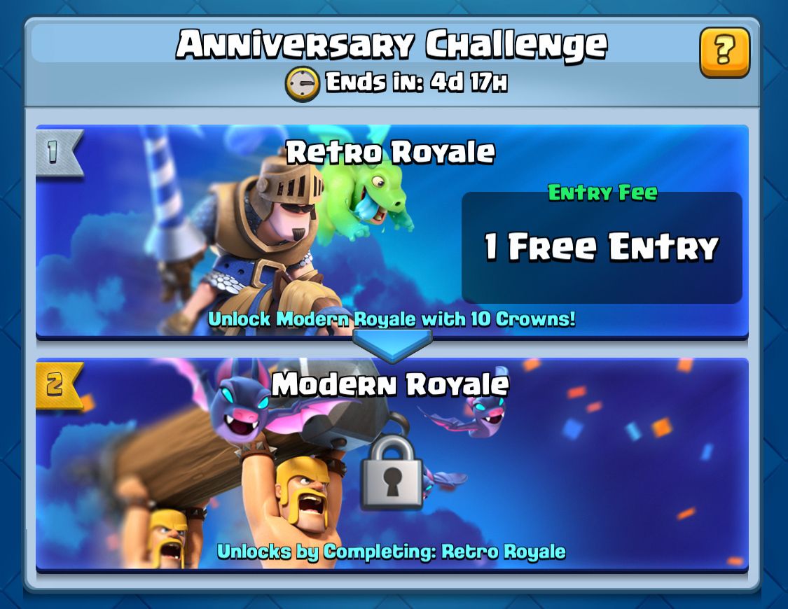 Clash, Royale, Victory, Gold, Anniversary, Event, Modern, - Clash Royale Events - HD Wallpaper 