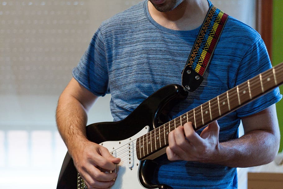 Guitar, Music, Instrument, Guitarist, Musician, Play - Guitar - HD Wallpaper 