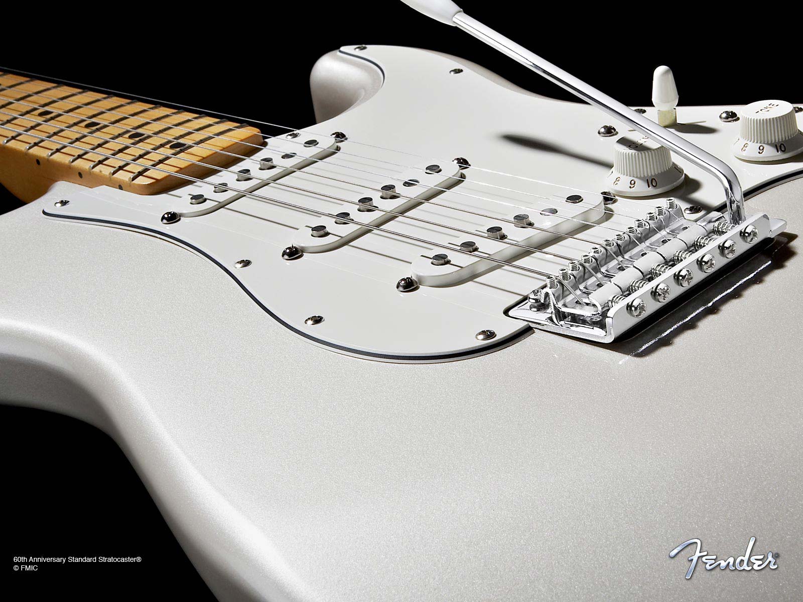 Guitar - Fender Stratocaster White - HD Wallpaper 