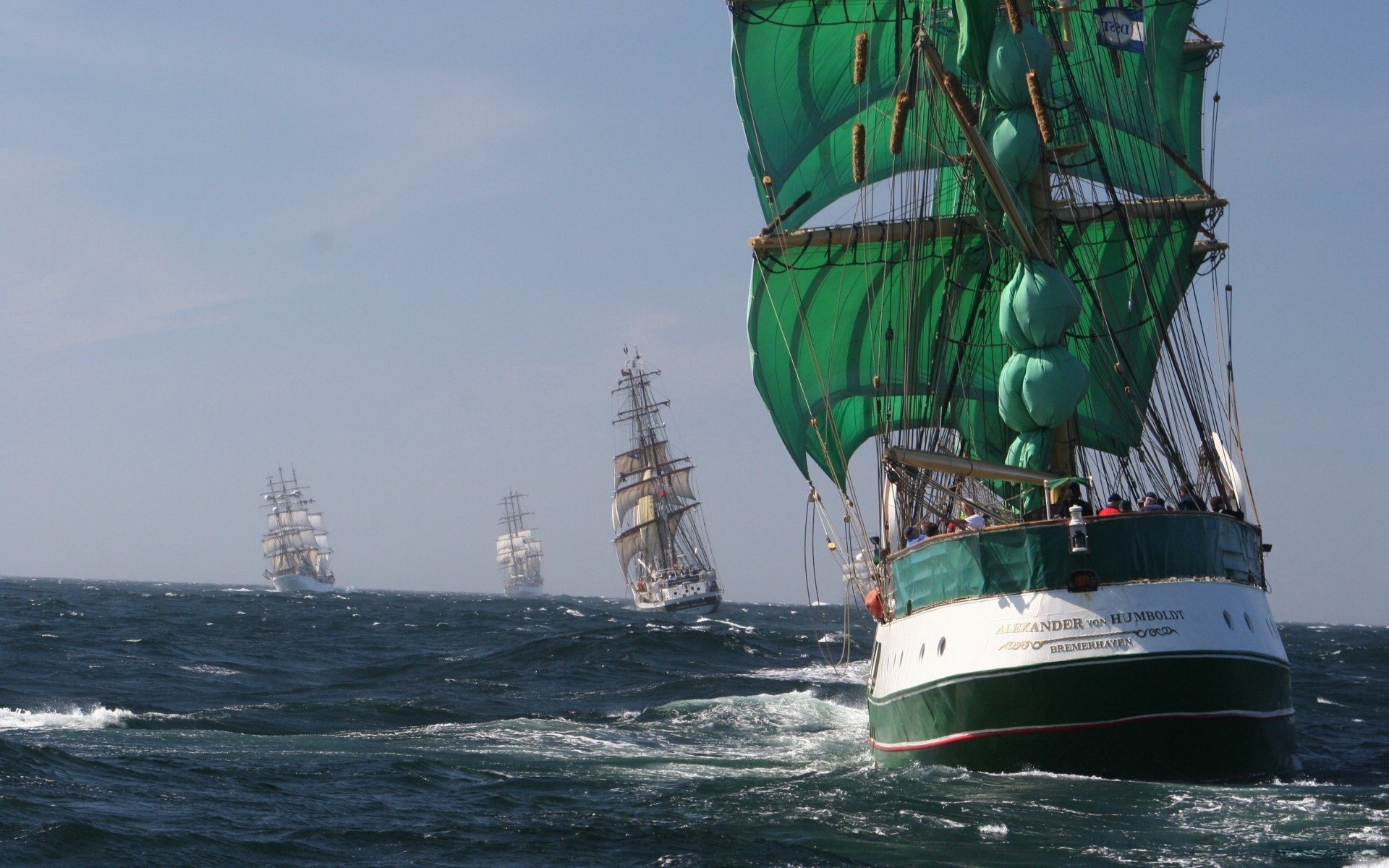 Download Tall Ships - Tall Ship - HD Wallpaper 