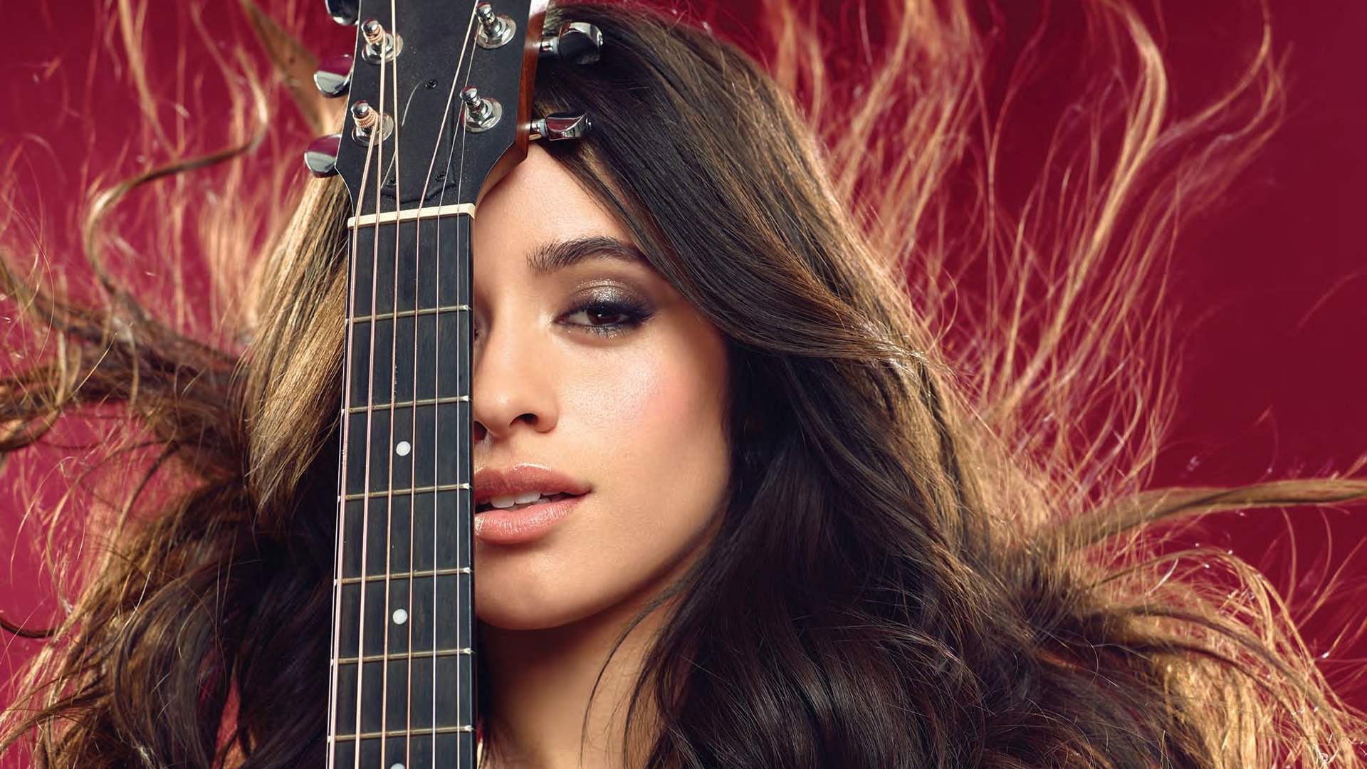 Camila Cabello, Singer, Guitar - Camila Cabello Guitar - HD Wallpaper 