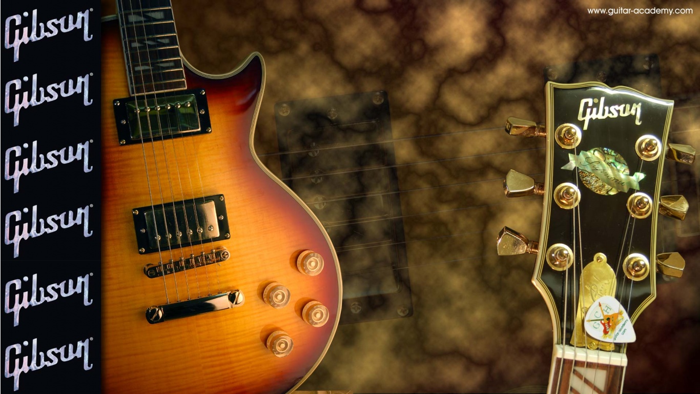 Les Paul Gibson Guitar Widescreen Wallpaper Hd - Full Hd 1080p Picsart Background - HD Wallpaper 