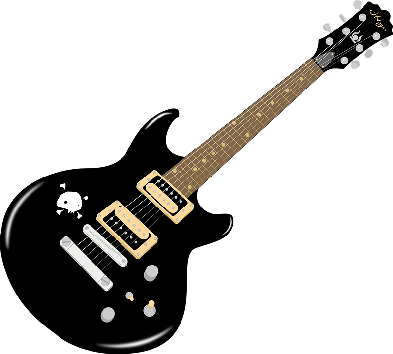 Rock Guitar Clip Art - HD Wallpaper 