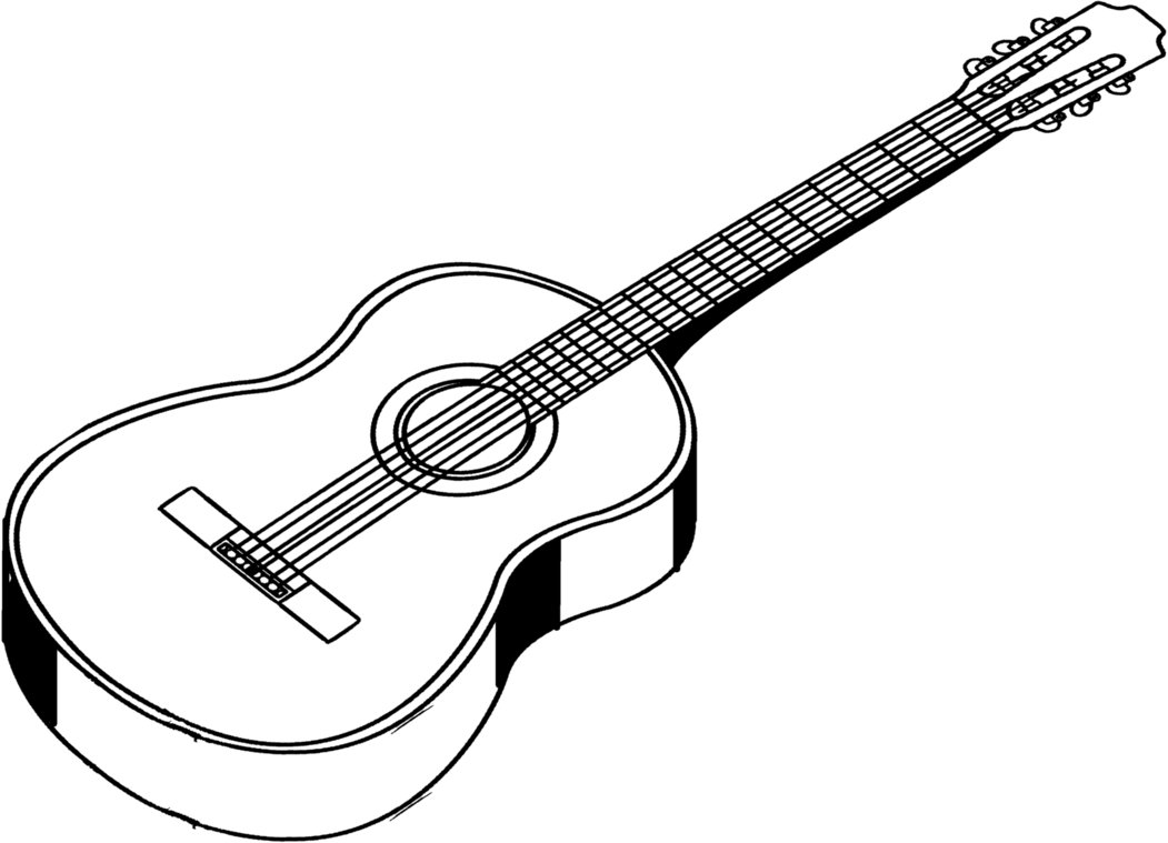 More Like Acacia Clark Png~* * By - Clipart Black And White Guitar - HD Wallpaper 