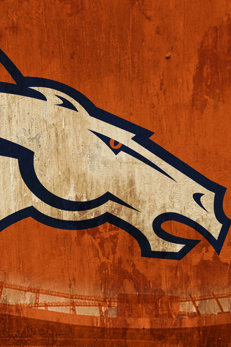 Wallpaper Denver Broncos, Football, Logo - Denver Broncos - HD Wallpaper 
