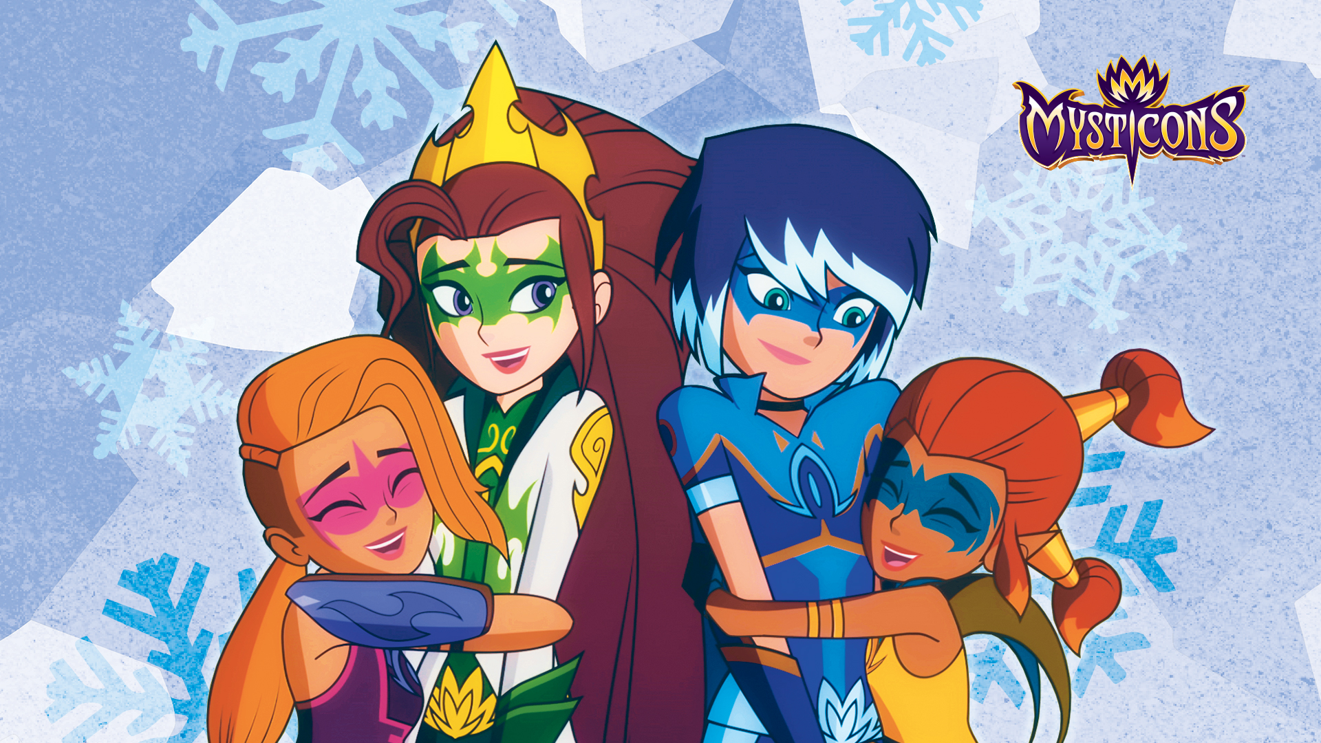 Mysticon Christas Winter Holidays Wallpapers - Dessin Anime Les Mysticons - HD Wallpaper 