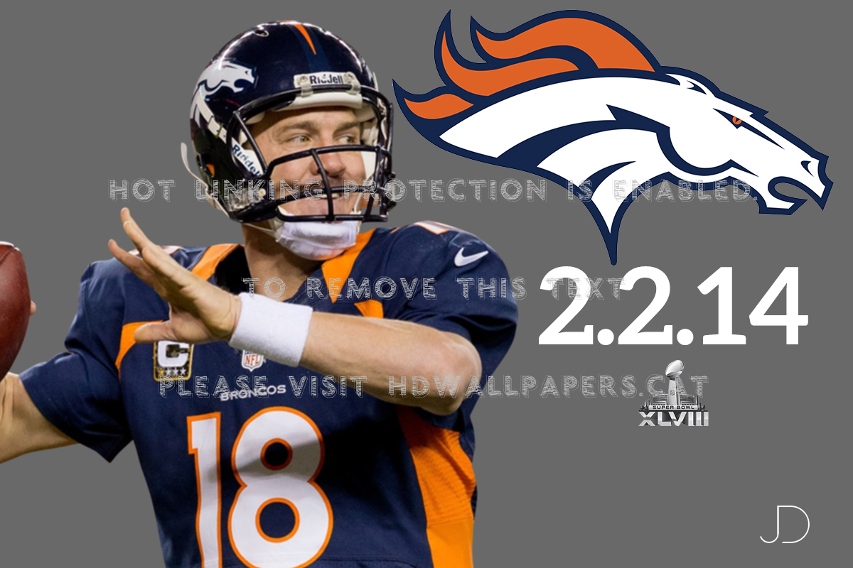 Peyton Manning Super Bowl 2014 Superbowl - Bronco Football - HD Wallpaper 
