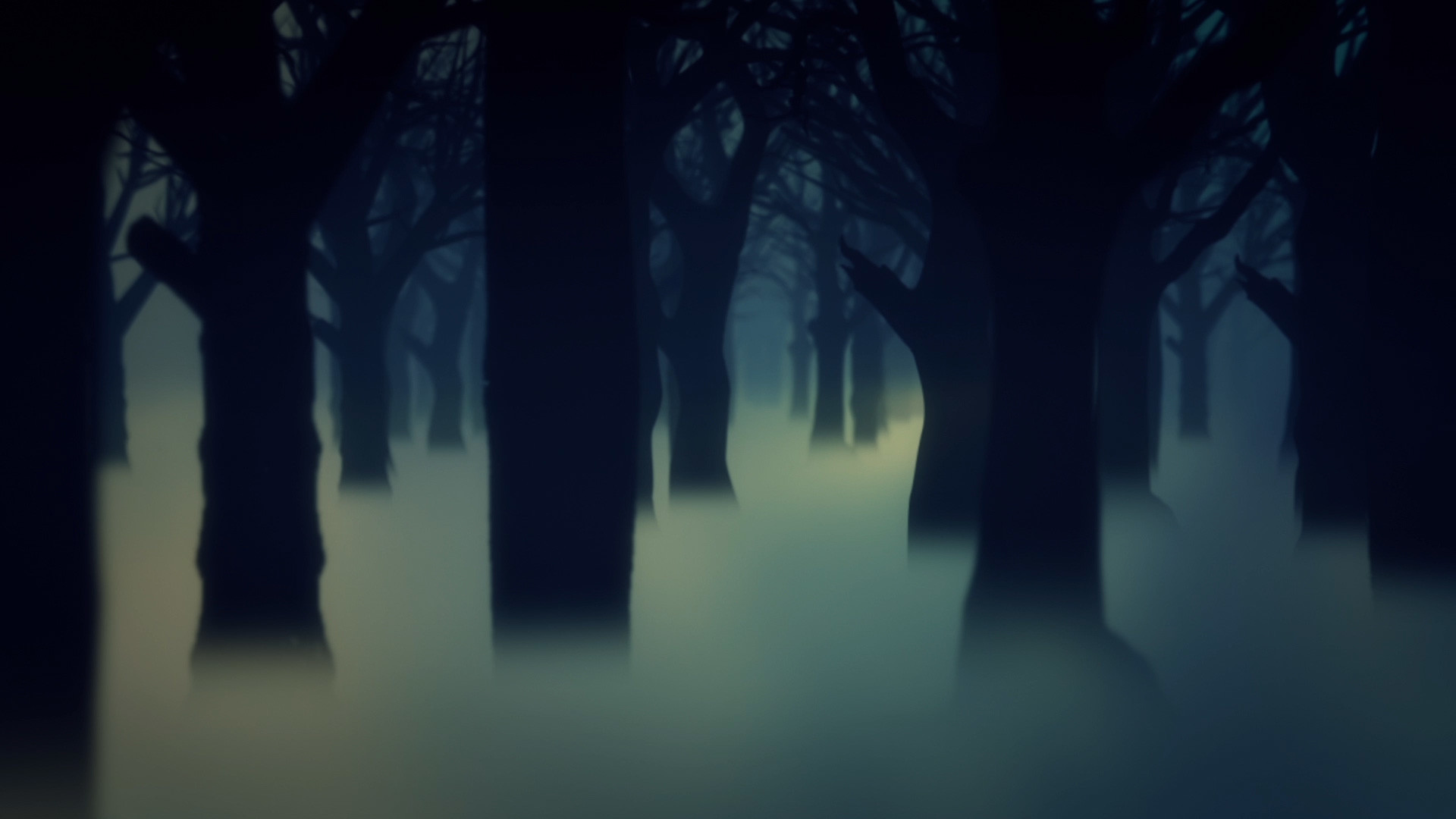 1920x1080, Dark Forest Fog Trees Animated Background - Animated Dark Forest Background - HD Wallpaper 