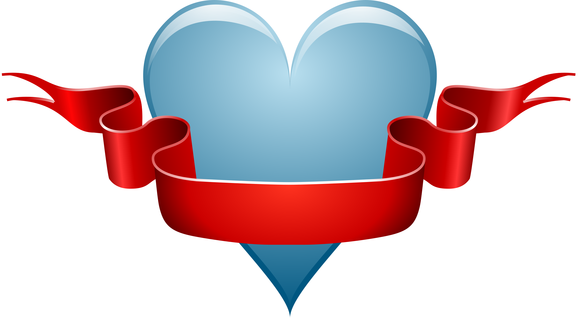 Clipart Love Ribbon - Good Morning Sister I Love You - HD Wallpaper 