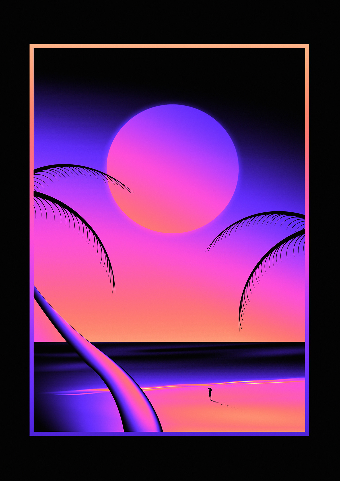 80's Retro Wallpaper Phone - HD Wallpaper 