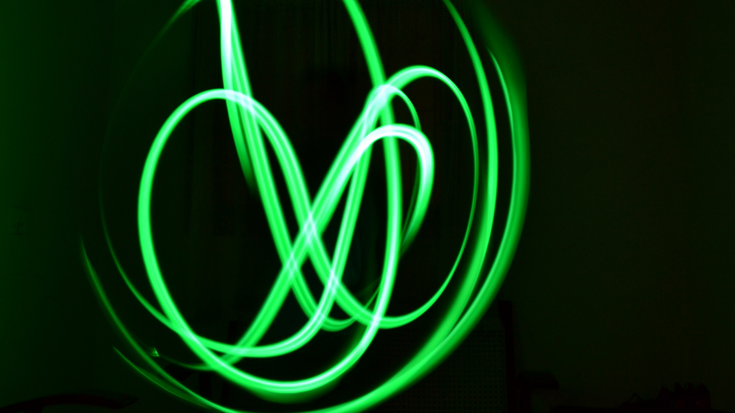 Wallpaper Neon, Lines, Plexus, Green - Neon Green Lines - HD Wallpaper 