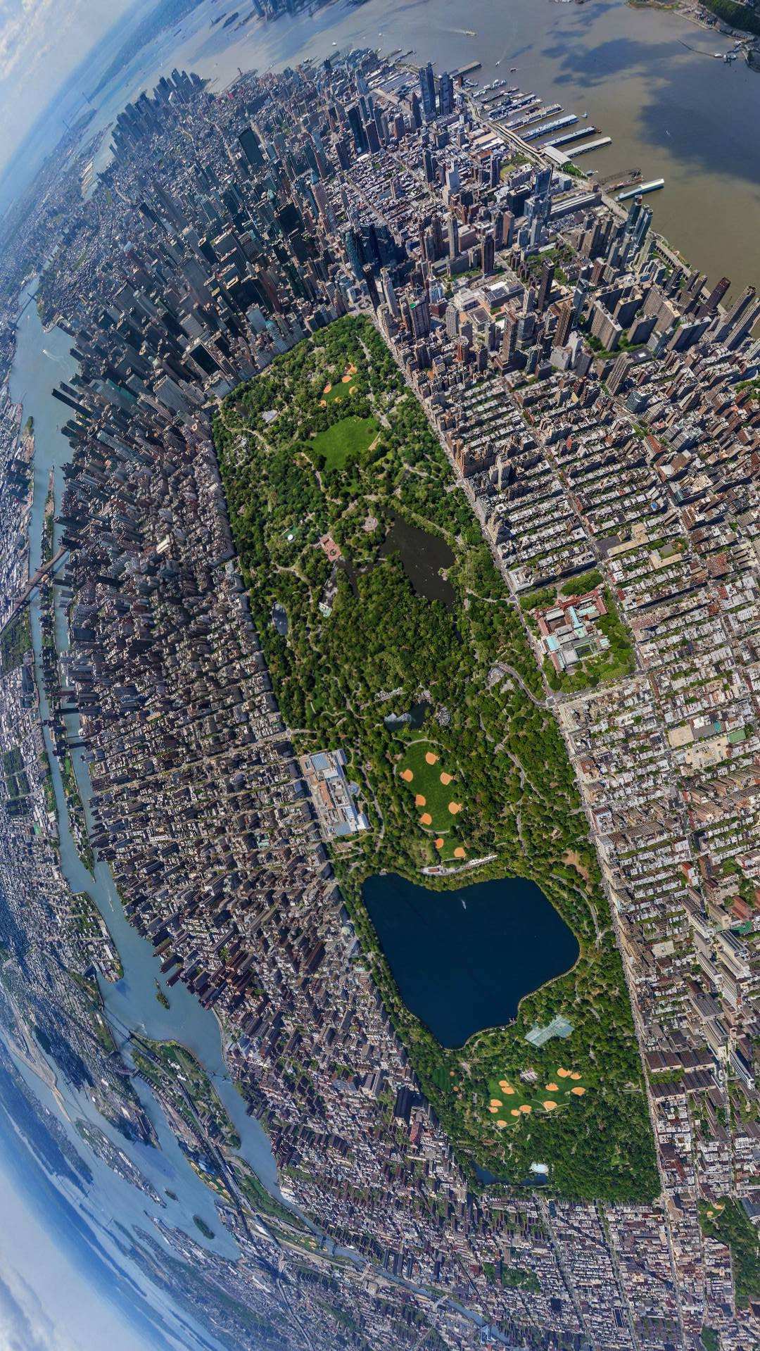 New York City Sky View - HD Wallpaper 