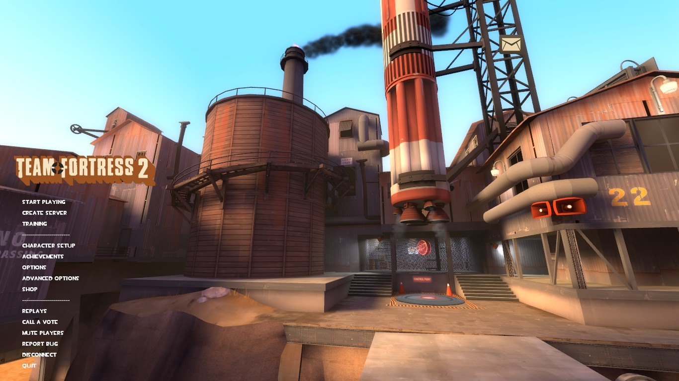 Animated Dustbowl Menu Background Reborn - Dust Bowl Map Team Fortress 2 - HD Wallpaper 