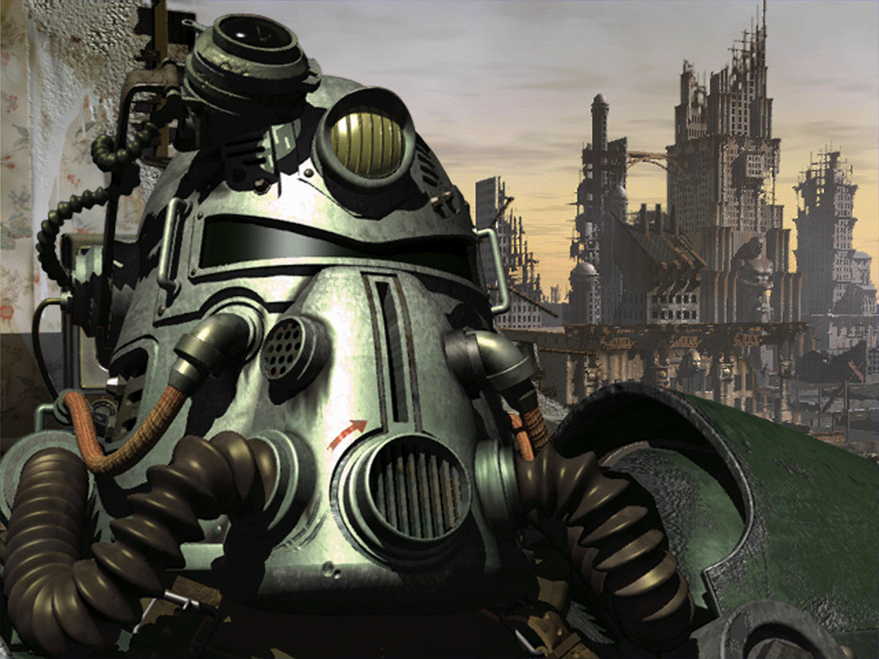 T51 Fallout 1 Power Armor - HD Wallpaper 