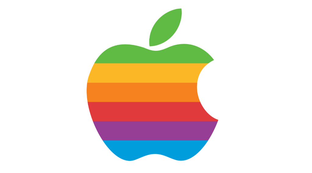 Apple Rainbow Logo - HD Wallpaper 