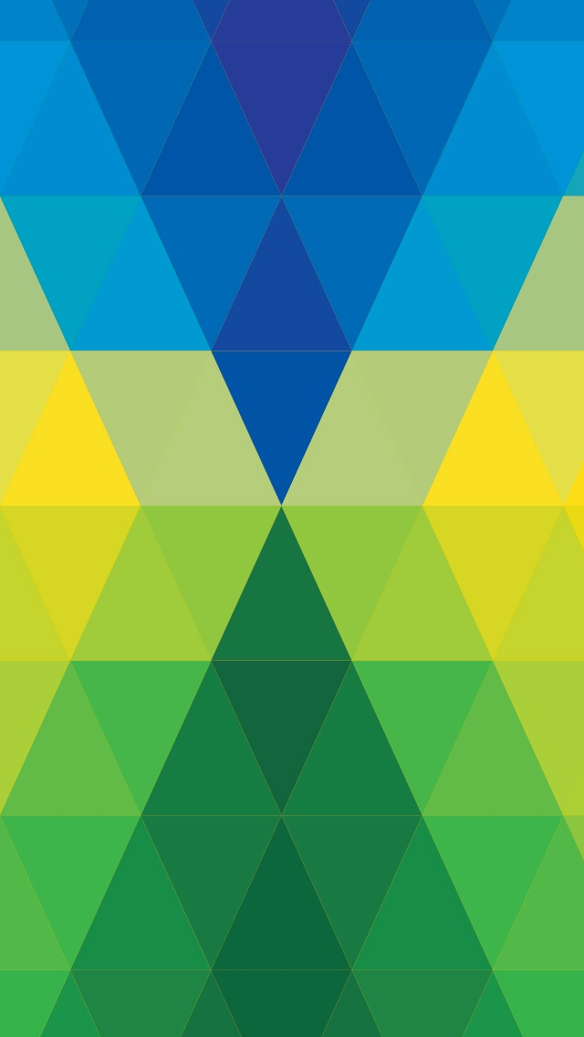 Abstract Colorful Rhombus Iphone Wallpaper - Geometric Blue Yellow Green - HD Wallpaper 
