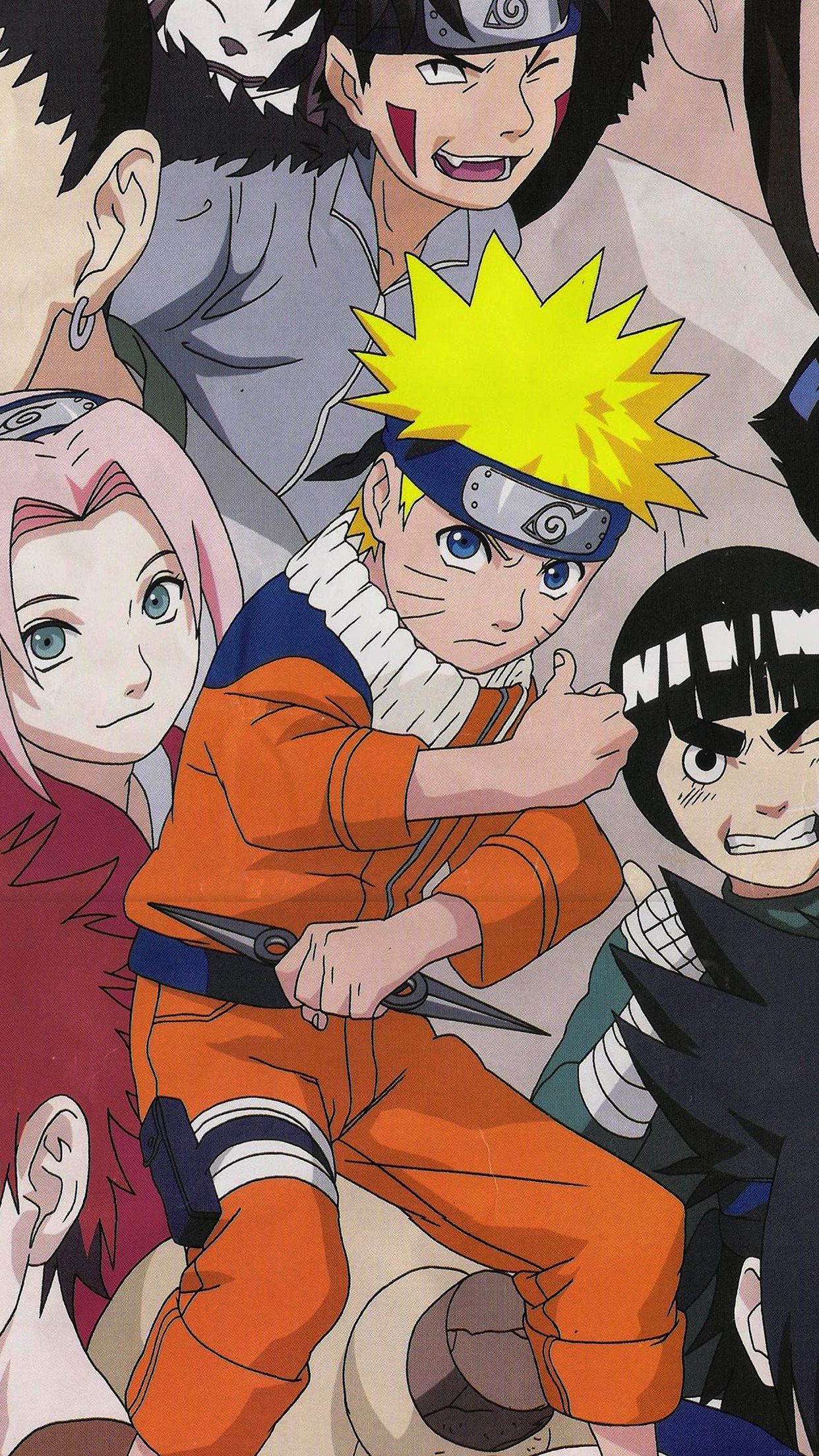 Iphone Naruto And Friends Wallpaper Hd - HD Wallpaper 